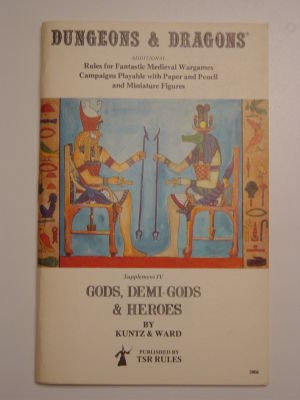 Supplement IV: Gods, Demi-Gods and Heroes