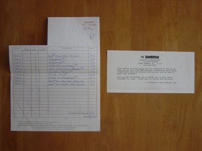 original sales invoice and an expired coupon