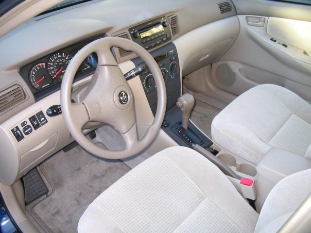 2008 Toyota Corolla, interior view