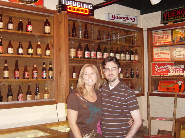 Deanna and I at the Yuengling brewery